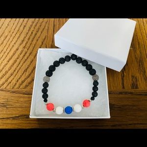 Handmade Anxiety Relief Lava Rock bracelet